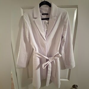 Abercrombie & Fitch white blazer dress with tags
